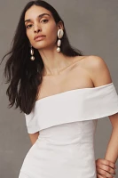 BHLDN Ingrid Off-The-Shoulder Midi Dress