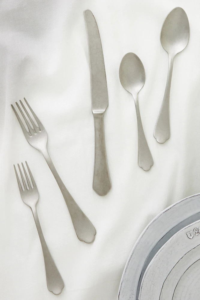 Mepra Dolce Vita Silver Flatware 5-Piece Place Setting