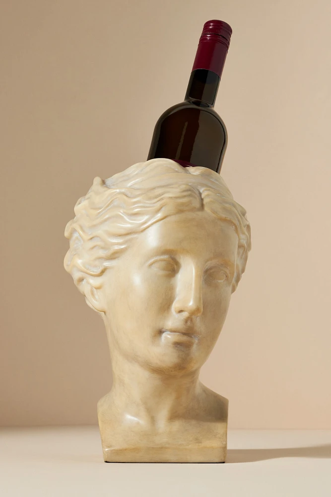 Grecian Bust Bottle Holder