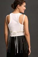 By Anthropologie Drippy Embellished Cami