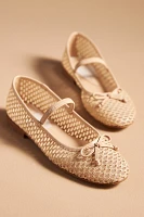 Dolce Vita Carin Raffia Ballet Flats