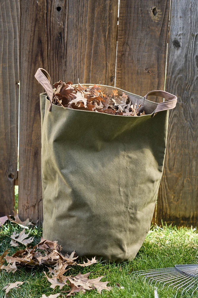 Canvas Leaf Bag