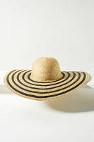 Wyeth Straw Stripe Floppy Hat