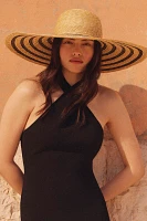 Wyeth Straw Stripe Floppy Hat