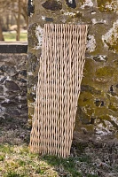 Expandable Woven Willow Lattice Fencing