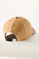 rag & bone Harlow Straw Baseball Cap