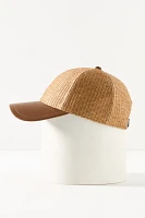 rag & bone Harlow Straw Baseball Cap