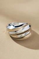 Ribbed Stacking Ring