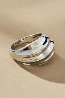 Ribbed Stacking Ring