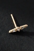 Dagger Diamond Post Earrings