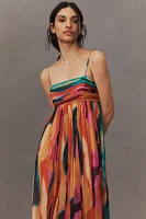 BHLDN Lola Sleeveless Chiffon Midi Dress