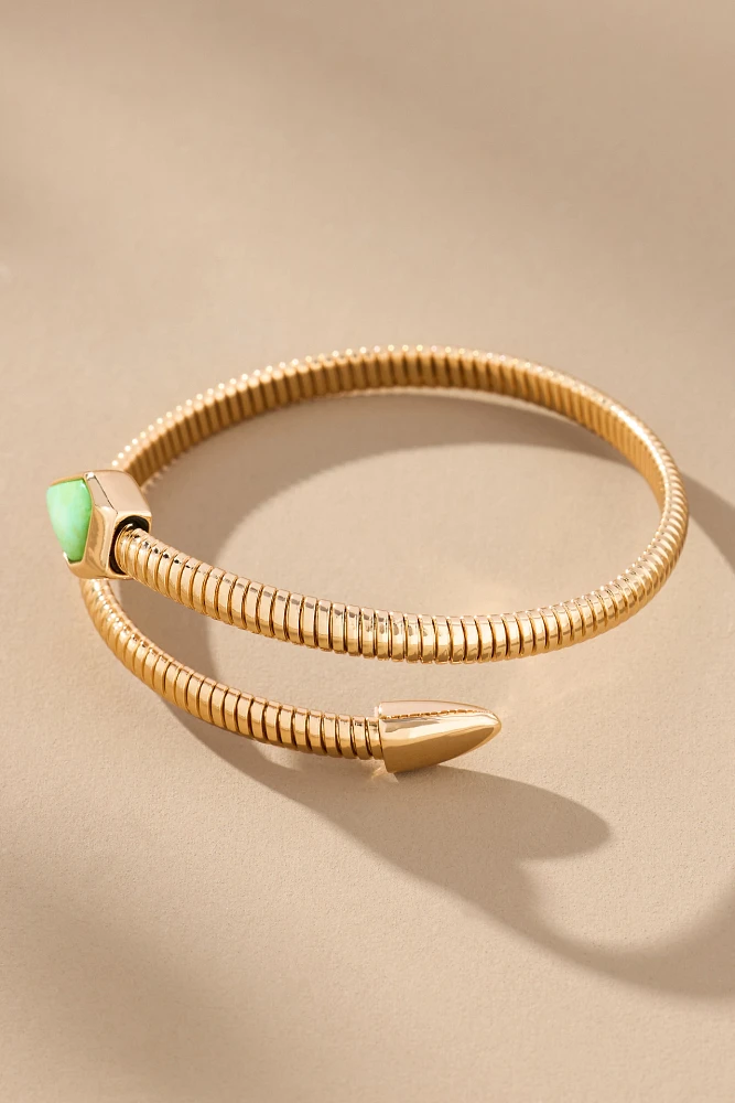 Stone Serpent Wrap Bracelet