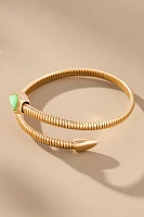 Stone Serpent Wrap Bracelet