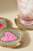 Joanna Buchanan Heart Coasters, Set of 4