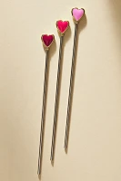 Joanna Buchanan Heart Swizzle Sticks, Set of 6