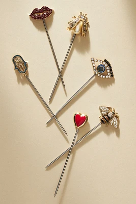 Joanna Buchanan Lucky Charm Cocktail Picks, Set of 6