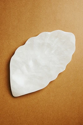 Alabaster Leaf Trinket Dish