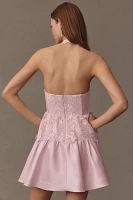 BHLDN Mari Sleeveless Tiered Lace Mini Dress