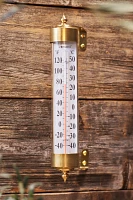 Brass Garden Thermometer