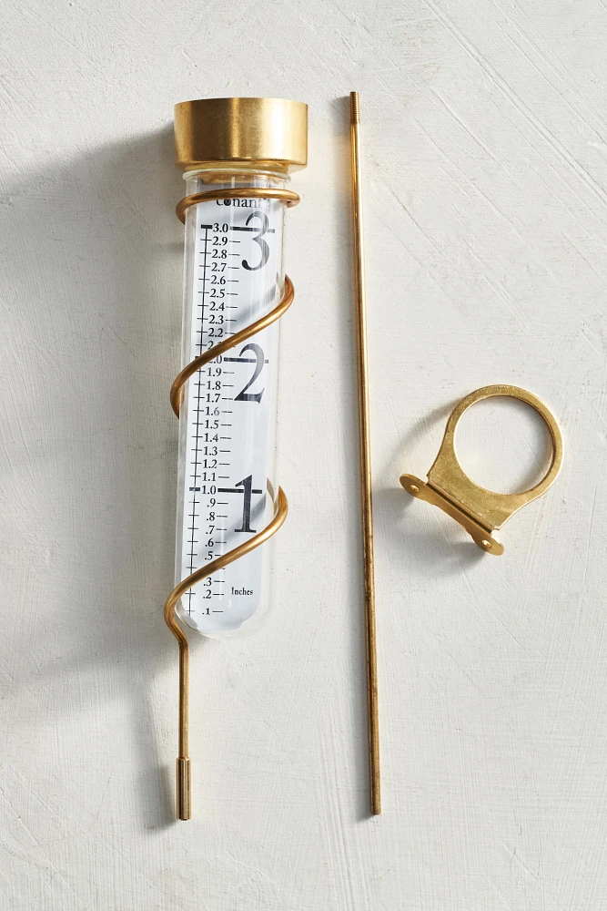 Brass Rain Gauge