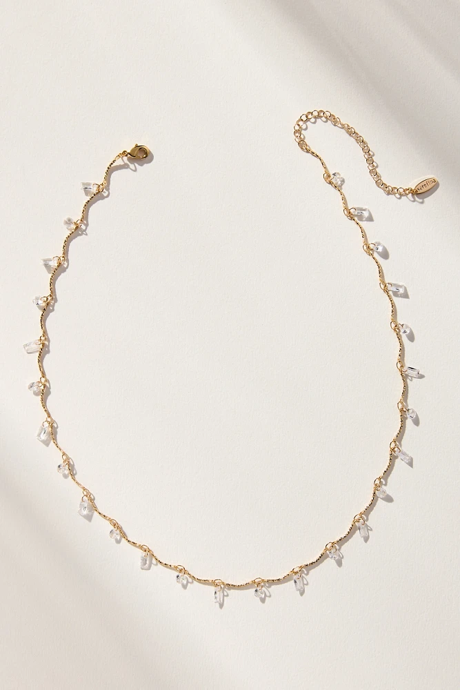 Drippy Crystal Necklace