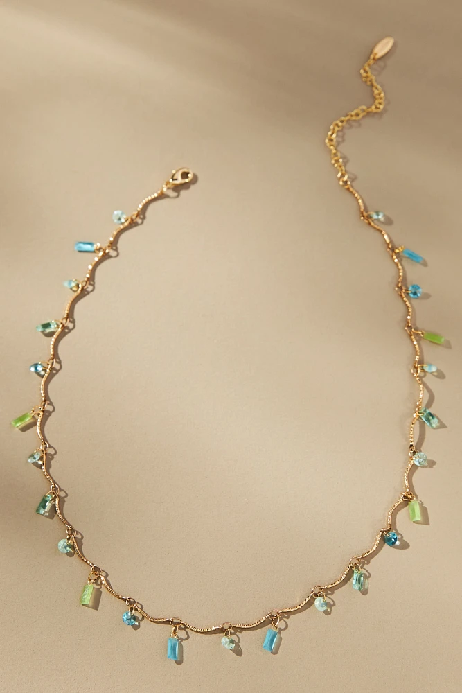 Drippy Crystal Necklace