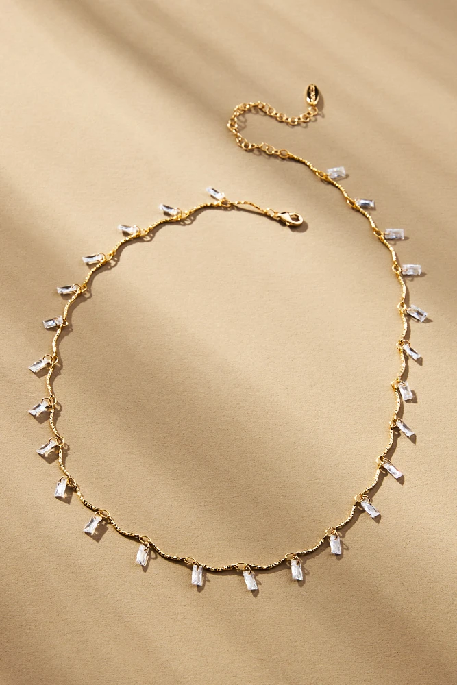 Drippy Crystal Necklace