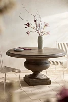 Venetian Stone Pedestal Dining Table