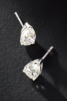 2ct Pear-Cut Diamond Post Earrings