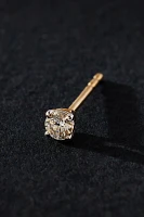 Gold Classic Diamond Post Earrings