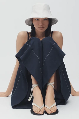 Silent D Tie-Up Thong Sandals