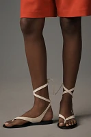 Silent D Tie-Up Thong Sandals