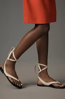 Silent D Tie-Up Thong Sandals