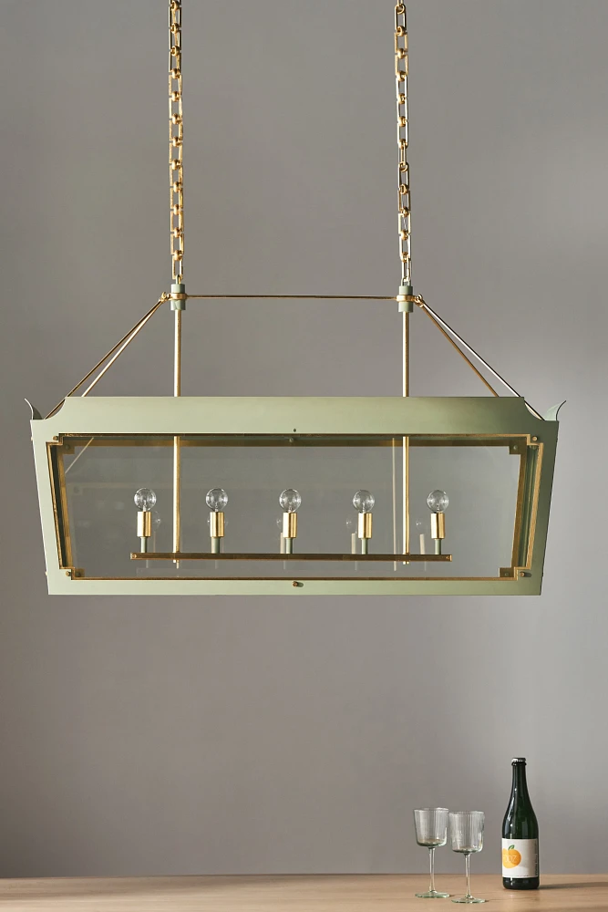 Caddo Medium Linear Lantern Chandelier