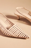 Jeffrey Campbell Striper Slingback Heels