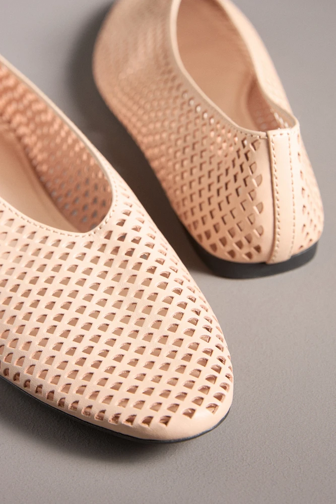 Jeffrey Campbell Shining Perforated Flats