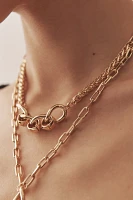 Layered Y-Neck Chain Necklace