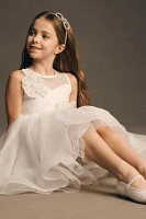 Princess Daliana Tulle High-Low 3D Flower Girl Dress