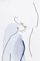 Crystal Haze Translucent Hoop Earrings