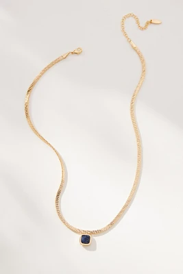 Herringbone Stone Necklace