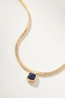 Herringbone Stone Necklace