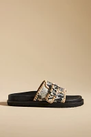 Pilcro Buckle Slide Sandals