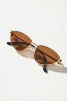 Breezy Cat-Eye Aviator Sunglasses