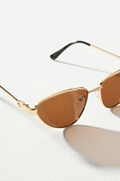 Breezy Cat-Eye Aviator Sunglasses