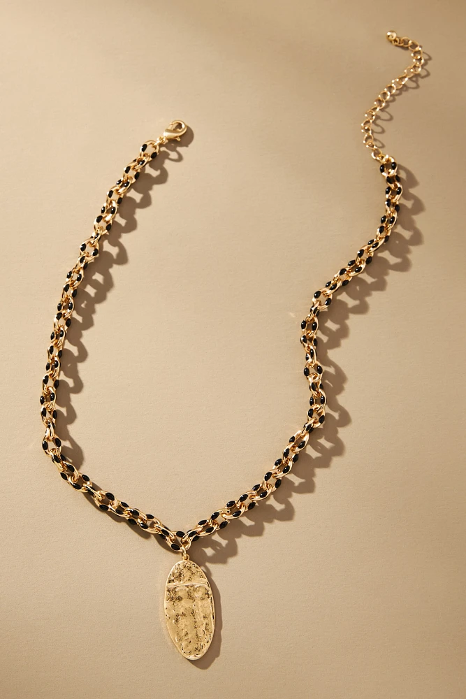 Enamel Chain Necklace