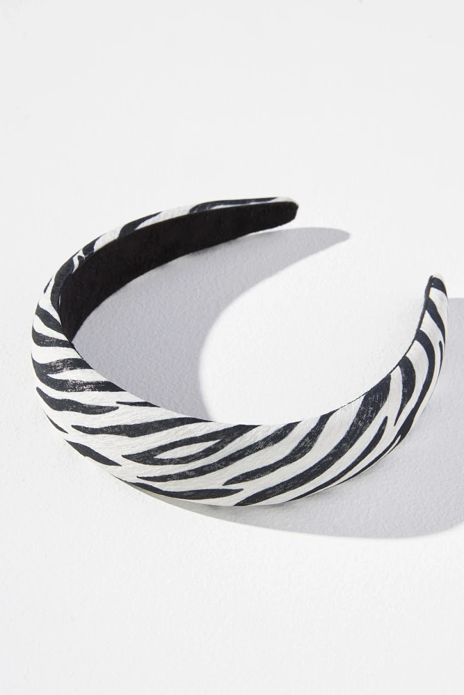 Metallic Zebra Headband