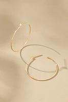 Diamond Hoop Earrings