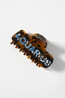 Zodiac Hair Claw Clip