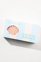 Nautical Radiance Seashell Konjac Sponges, Set of 2