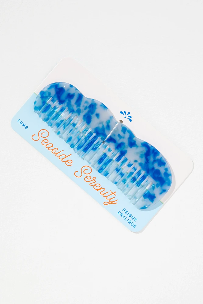 Seaside Serenity Acrylic Comb